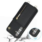 Solidenz Fashion Portemonnee hoesje met koord Samsung Galaxy S24 FE - Zwart - 2