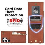 Solidenz Fashion Portemonnee hoesje met koord Samsung Galaxy S24 Ultra - Bruin - 5