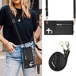 Solidenz Fashion Portemonnee hoesje met koord Samsung Galaxy S24 Ultra - Zwart - 6