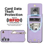 Solidenz Fashion Portemonnee hoesje met koord Samsung Galaxy S24 - Violet - 5