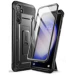 Supcase 360 Backcase hoesje met screenprotector Samsung S23 FE - Zwart Main Image