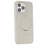 iPhone 15 Pro Max hoesje MagSafe magnetisch telefoonhoesje met standaard beige - 2