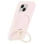 Magnetisch siliconen hoesje iPhone 15 Plus - Roze - 5