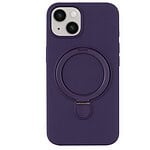 Magnetisch siliconen hoesje iPhone 14 Plus - Paars - 1
