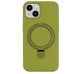 Magnetisch siliconen hoesje iPhone 15 Plus - Groen - 1