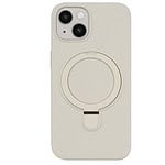 Magnetisch siliconen hoesje iPhone 14 Plus - Beige - 1