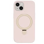Magnetisch siliconen hoesje iPhone 15 Plus - Roze - 1