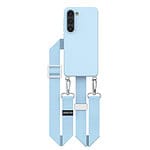 Solidenz Collection Samsung S23 hoesje met afneembare koord - Blauw Main Image