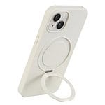 Magnetisch siliconen hoesje iPhone 14 Plus - Beige - 4