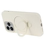 iPhone 15 Pro Max hoesje MagSafe magnetisch telefoonhoesje met standaard beige - 4
