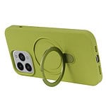 Magnetisch siliconen hoesje iPhone 12 / 12 Pro - Groen - 4