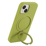 Magnetisch siliconen hoesje iPhone 15 Plus - Groen - 5