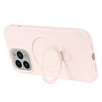 Magnetisch siliconen hoesje iPhone 13 Pro Max - Roze - 4