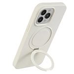 iPhone 15 Pro Max hoesje MagSafe magnetisch telefoonhoesje met standaard beige - 5