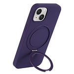 Magnetisch siliconen hoesje iPhone 14 Plus - Paars - 5
