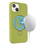 Magnetisch siliconen hoesje iPhone 15 Plus - Groen - 6