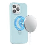 Magnetisch siliconen hoesje iPhone 13 Pro Max - Blauw - 6