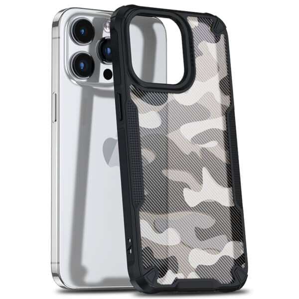 Hybrid X iPhone 15 Pro Max camouflage hoesje