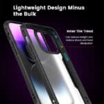 Hybrid X iPhone 15 Pro Max transparant hoesje - 3