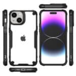 Hybrid X iPhone 14 / 13 transparant hoesje - 1