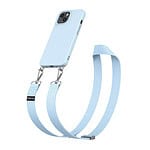 Solidenz Collection iPhone 15 hoesje met afneembare koord - Blauw - 1