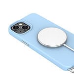 Solidenz Collection iPhone 15 hoesje met afneembare koord - Blauw - 4