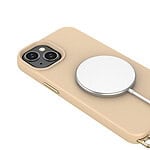 Solidenz Collection iPhone 15 hoesje met afneembare koord - Caramel - 4