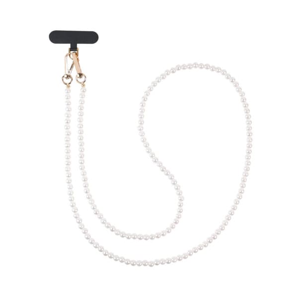 Solidenz Universele telefoonkoord - White Pearls
