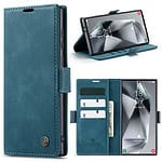 Solidenz Urban Book Samsung S24 Ultra hoesje - Blauw Main Image