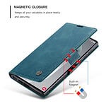 Solidenz Urban Book Samsung S24 Ultra hoesje - Blauw - 6