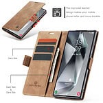 Solidenz Urban Book Samsung Galaxy S25 Ultra hoesje - Bruin - 5