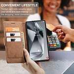 Solidenz Urban Book Samsung Galaxy S25 Ultra hoesje - Bruin - 7