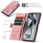 Solidenz Urban Book Samsung S24 Ultra hoesje - Roze - 5