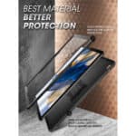 Supcase Fullcover hoes Samsung Tab A9 Plus - 11 inch - Zwart - 3