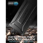 Supcase Fullcover hoes Samsung Tab A9 Plus - 11 inch - Zwart - 5