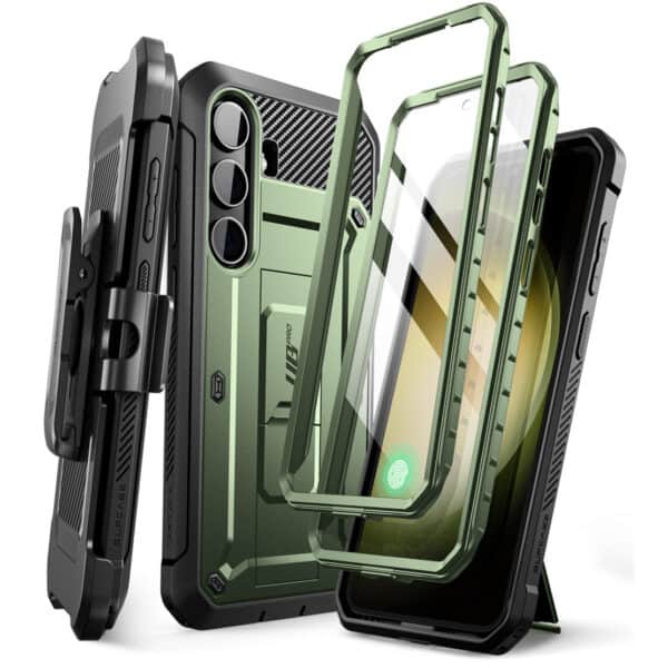 Supcase UB Pro hoesje Samsung Galaxy S24 - Met en zonder screen protector - Groen