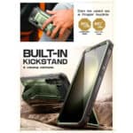 Supcase UB Pro hoesje Samsung Galaxy S24 - Met en zonder screen protector - Groen - 3