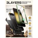 Supcase UB Pro hoesje Samsung Galaxy S24 - Met en zonder screen protector - Groen - 4