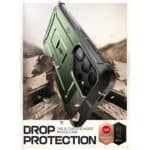 Supcase UB Pro hoesje Samsung Galaxy S24 Ultra - Met en zonder screen protector - Groen - 2