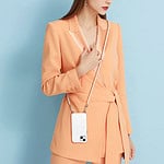 Solidenz Collection iPhone 15 Plus hoesje met afneembare koord - Creme Pearls - 5