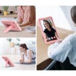 Shockproof Standcase Samsung Tab A9 Hoes - 8.7 inch - Roze - 4