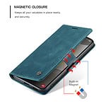 Solidenz Urban Book Samsung A15 hoesje - Blauw - 6