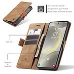 Solidenz Urban Book Samsung A15 hoesje - Bruin - 5