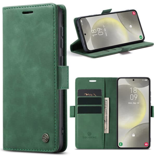 Solidenz Urban Book Samsung A15 hoesje - Groen