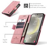 Solidenz Urban Book Samsung A15 hoesje - Roze - 5