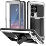 Stofdicht metalen hoes Samsung Galaxy S24 Ultra - Zilver Main Image