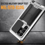 Stofdicht metalen hoes Samsung Galaxy S24 Ultra - Zilver - 2
