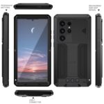 Stofdicht metalen hoes Samsung Galaxy S24 Ultra - Zwart - 1