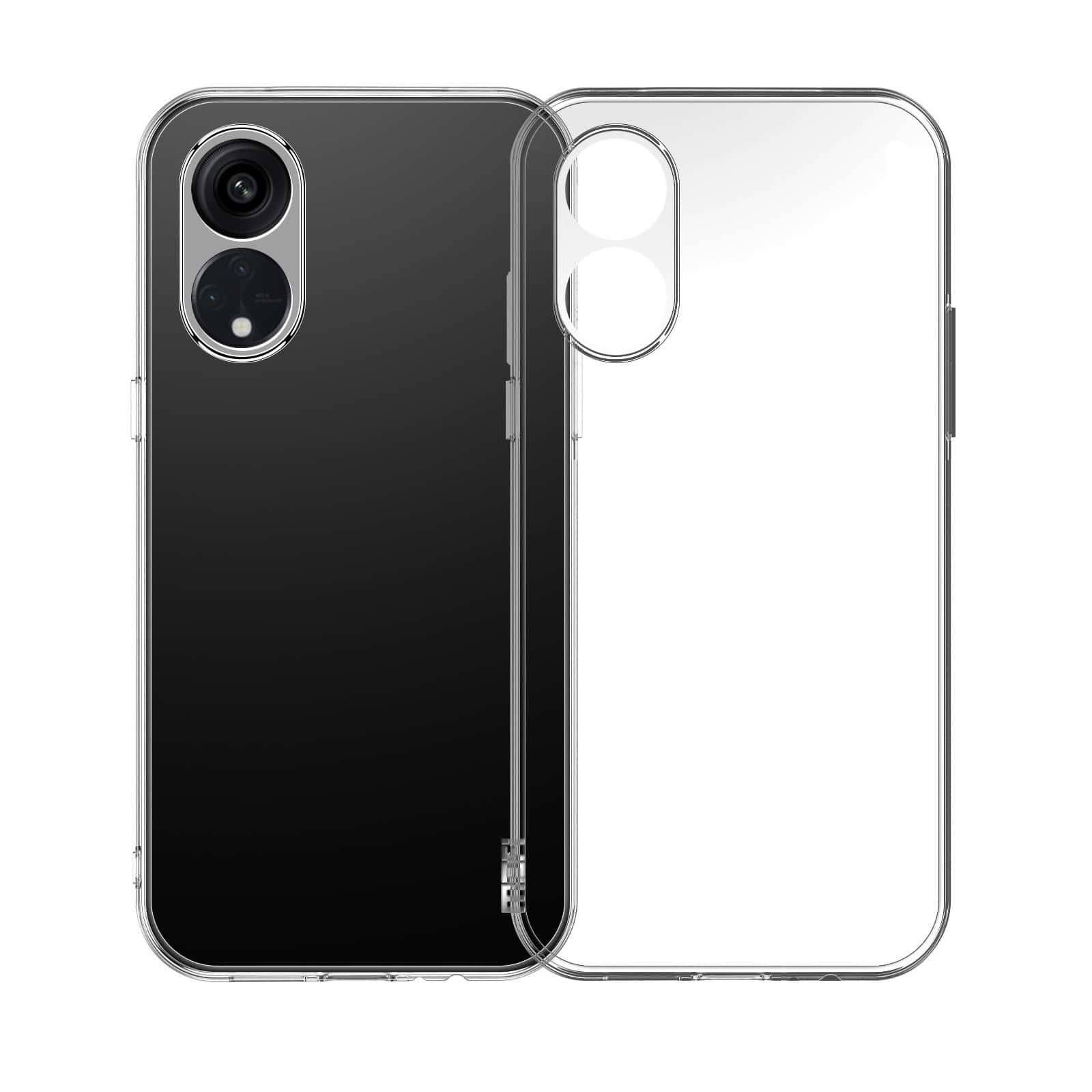 Transparant siliconen Oppo A38 hoesje Main Image
