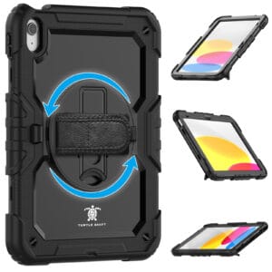 Turtle Shift Extreme Protection 360 Backcase Hoes iPad 11 en iPad 10 - 10.9 inch - Zwart - 9